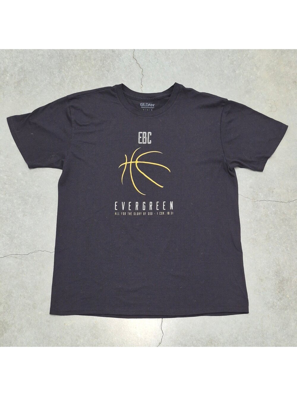 Ebc Evergreen Church Basketball T Shirt